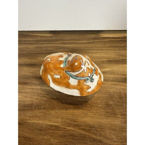 ✨Vintage ✨Japanese Kutani Porcelain Dog Figurine Lidded Trinket Box Hand Painted - Picture 5 of 6